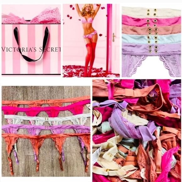 BUNDLE OF 10 VICTORIA Garter Belts  NWT AND NWOT - Picture 1 of 14